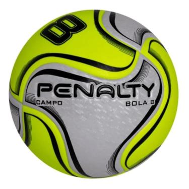 Imagem de Bola de Futebol Penalty Campo 8 X - Branca e Amarela