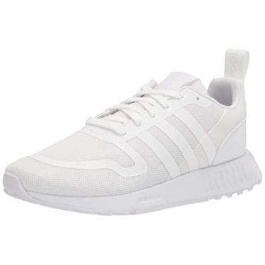 Imagem de adidas Originals Tênis masculino Smooth Runner, Branco/Branco., 3.5