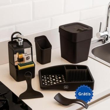 Imagem de Kit 6 Organizadores De Pia Uz Brinde Apoio De Colher - UZ UTILIDADES, 