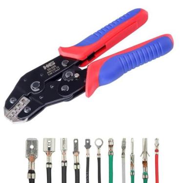 Imagem de Ferramenta de crimpagem HKS SN-68B Open Barrel 28-16 AWG Ratcheting
