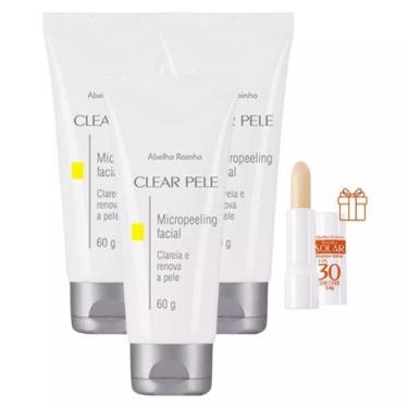 Imagem de 3 Micropeeling Facial Clear Pele Efeito Antienvelhecimento + Protetor 
