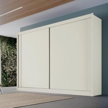 Imagem de Guarda Roupa Casal 2 Portas 4 Gavetas Creta Móveis Europa Off White
