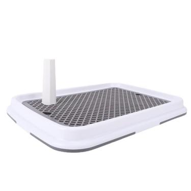 Imagem de aqxreight Toário de Cachorro Haspo de Cerca de Odor de Cerca de Cão Fácil de Ser Porta -almofada de Plástico Bandeja de Petty para Cães Pequenos Amarelo Efetivamente Qualquer Impede o Vaso Sanitário