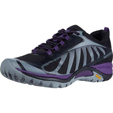 Imagem de Merrell Siren Edge 3 Tênis de caminhada feminino, Preto/Açaí, 12