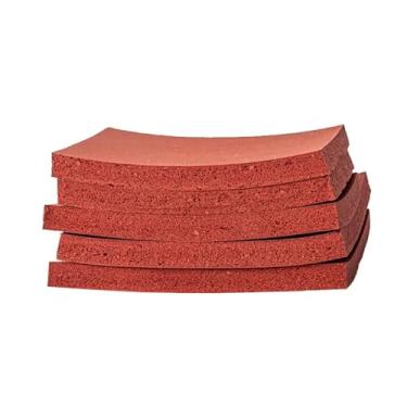 Imagem de Placa De Espuma De Silicone Resistente A Altas Temperaturas, 300x300mm, Vermelha, Para Prensagem Em Máquinas De Laminação, 1 Peça, Uso Industrial E Aeronáutico(300x300x8mm)