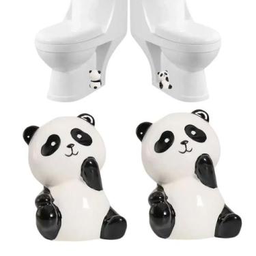 Imagem de Tampas de parafuso de vaso sanitário de cerâmica Panda Design Bnrkmeb