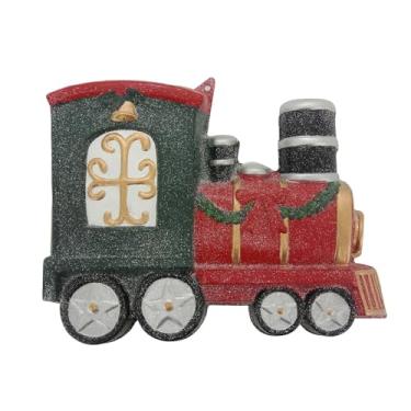 Imagem de Magizi by Tuut, Decoração de Natal, Placa Temática, Trenzinho, Glitter, 46cm