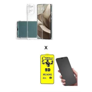 Imagem de Capa Anti Choque + Película Fosca Matte Cerâmica Para MotoG86 5G - LXL