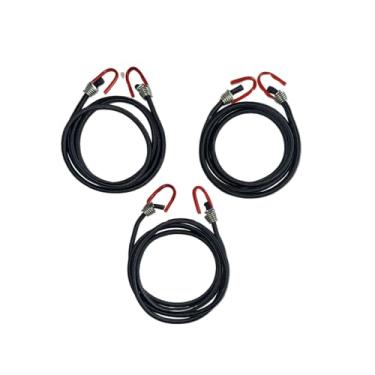 Imagem de Elástico P Bagageiro Gancho Arame Moto/bike 3un 1,5mt Preto