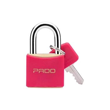 Imagem de Cadeado 40mm C/pvc Rosa Pado C/1