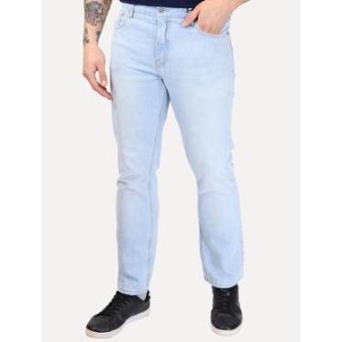 Imagem de Calça Tommy Jeans Masculina Regular Straight Relaxed Ryan Azul Claro-Masculino