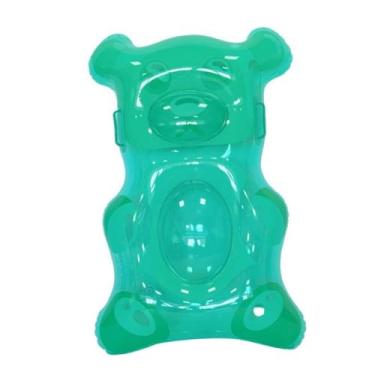 Imagem de Pegciuho Boia Inflável de Gelatina para Piscinas, Um Brinquedo Flutuante Divertido para Entretenimento, Verde