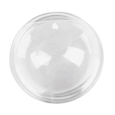 Imagem de Transparent Plant Pot Wall Mounted Hanging Fish Tank Flower Round Vase Pot Acrylic Bowl Bubble Aquarium Home Plant Pot Easy Install Easy to Use