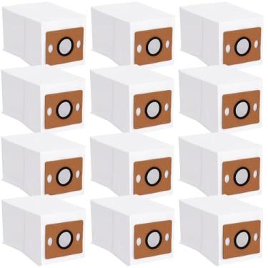 Imagem de Sacos de pó de substituição para aspirador de pó ILIFE A12 Pro/A30 Pro/V9 Pro com autoesvaziamento, peças de reposição para aspirador de pó de robô ILIFE, sacos de aspirador de pó para robôs