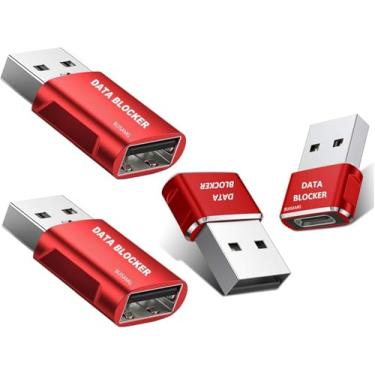 Imagem de BUISAMG Bloqueador de dados, bloqueador de dados USB contra download ilegal, à prova de hackers 100% garantido, bloqueador de dados USB C para iPhone 16 15 e qualquer carregamento de telefone USB