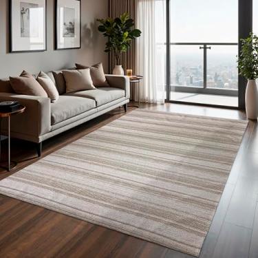 Imagem de Tapete Sala Quarto Rustico 1,35m x 2,00m Antiderrapante Decorativo (Caramelo)