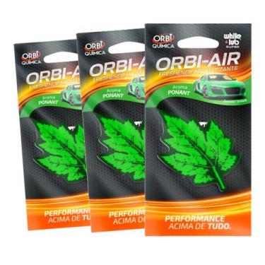 Imagem de 3 Aromatizadores automotivo folha perfumada aroma Ponant - Orbi