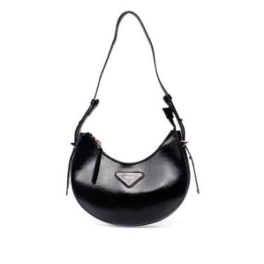 Imagem de Bolsa Feminina Via Marte Baguete Pequena Verniz Preto-Feminino