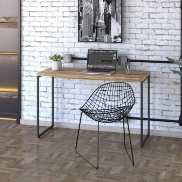 Imagem de Mesa de Escritório Studio 120cm Dynamica Carvalho/Preto