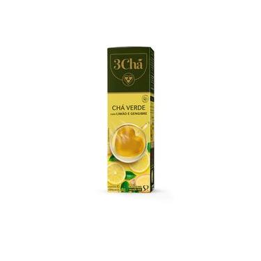 Imagem de Cápsula de Chá Verde com Limão e Gengibre TRES 3Chá
