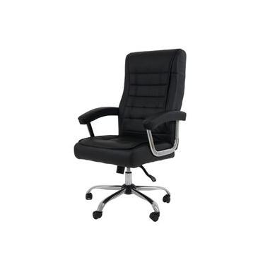 Imagem de Cadeira Escritório Home Office Presidente Mini Big Preta Ergonômica com Molas Ensacadas e Sistema Relax