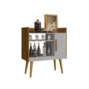 Imagem de Aparador Café Ii Naturalle Com Off-white - Bechara