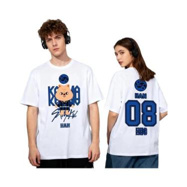 Imagem de Camiseta Casual Oversized Com Estampa De Desenho Animado KPOP KARMA HY