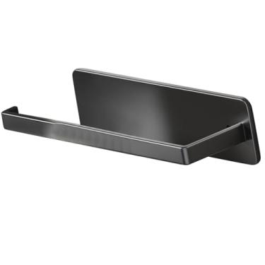 Imagem de Ymiko Suporte de Toalha de Montado na Parede Com Prateleira de Armazenamento para Envoltório de Plástico, Alumínio e Panos de Prato Organizador de Cozinha e Banheiro