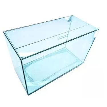 Imagem de Aquário 50x25x35 40 litros Vidro com 4 mm de espessura Adequado para peixes tropicais e plantas ornamentais Para uso doméstico e no escritório