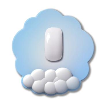 Imagem de Mouse pad com descanso de pulso em gel