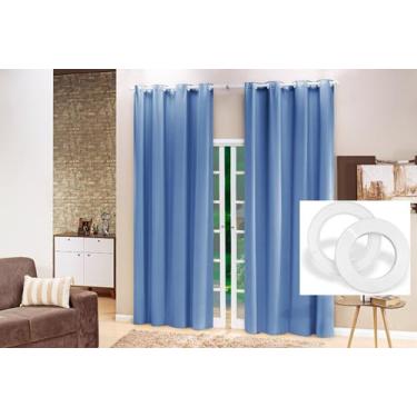Imagem de Cortina Pvc 2 Partes 100% blackout Para Sala ou Quarto, Cozinha - FILO