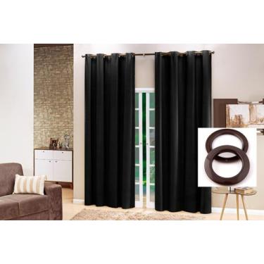 Imagem de Cortina Pvc 2 Partes 100% blackout Para Sala ou Quarto, Cozinha - FILO