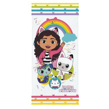 Imagem de Toalha Banho Personagens Felpuda 60X120Cm Gabby Lepper