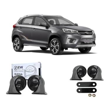 Imagem de BUZINA AUTOMOTIVA CARACOL (PAR) GRAVE/AGUDO PARA TIGGO 2018>2022 – TIGER AUTO