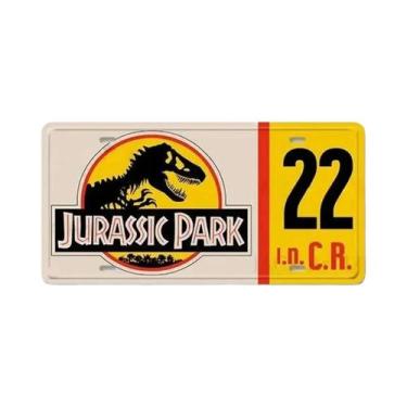 Imagem de Placa De Metal Vintage Jurassic Park Para Decoração De Clubes, Bares, 
