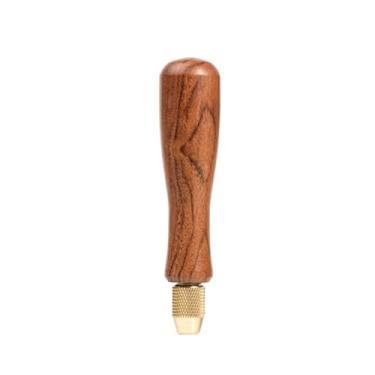 Imagem de Alças de Madeira Rosewood com Conector 3 6mm 10 PÇS Alta Dureza Dourado-Prata Diamante Ferramenta Achatamento para Marcenaria Acessório Kit Lixamento Manual Processamento Dura Metal Remoção Burrs Apar