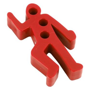 Imagem de LiebeWH Suporte para Caneta para Cena de Crime, Organizador de Mesa de Escritório de Plástico, Analgésico Exclusivo para Escritório Doméstico, 4 X 2,5 Polegadas Com 3 Furos, Acessório Engraçado para