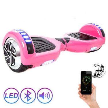 Imagem de Hoverboard 6,5 Rosa Pink Hoverboardx USA Bateria