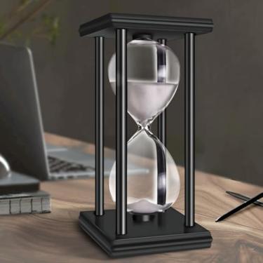 Imagem de Ampulheta, Ampulheta Decorativa, Madeira Ampulheta 60 Minutos, Decoração A Ampulheta, Temporizador de Areia