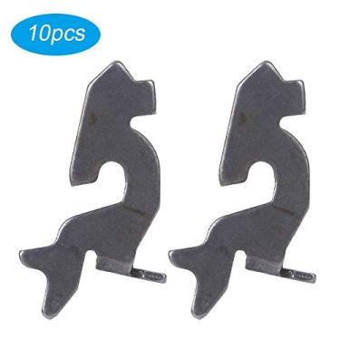 Imagem de Ainoli 10 unidades de peça de tambor principal de metal para máquina de tricô de palheta prateada SK280 SK260 SK360 SK326