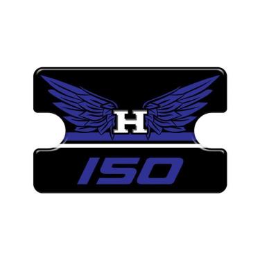 Imagem de Adesivo Protetor Resinado Burrinho De Freio Cg 150 Start ,fan,titan E Cargo Azul Azul