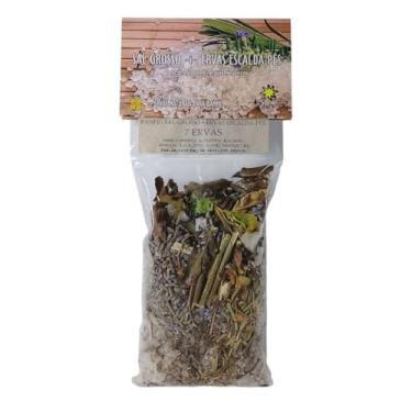 Imagem de Banho Sal Grosso + Ervas Escalda Pés Sete 7 Ervas Emb.180g