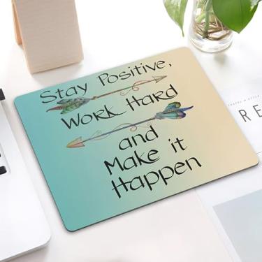 Imagem de Mouse pad base antiderrapante, base de proteção de mesa para escritório/casa/jogos/26 x 21 x 0,3 cm (trabalho duro)