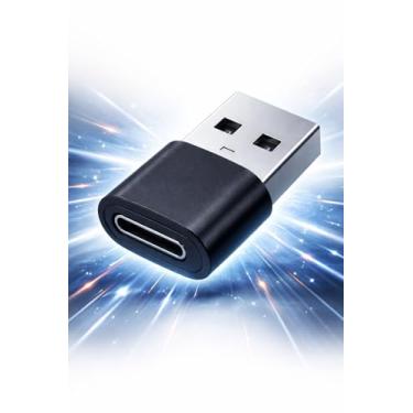 Imagem de Adaptador USB Tipo C Para USB A OTG Premium Alta Velocidade Transferência de Dados Recarga iPhone 11 12 13 14 15 16 17 Pro Max, Celulares Android,MacBook iPad Android Notebook Power Bank Console