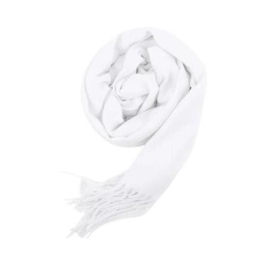 Imagem de Cachecol De Lã De Cashmere Macio E Quente Para Mulheres E Homens, Xale