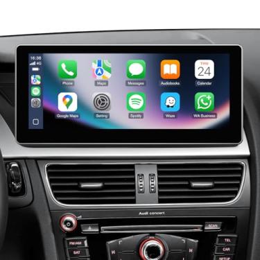 Imagem de Estéreo CarPlay sem fio de 10,25 polegadas para Audi A4 S4 RS4 A5 S5 RS5 2009-2016 B8 B8.5 com sistema Audi Concert & Symphony | Tela sensível ao toque HD | Mantenha câmera OEM, espelhamento de