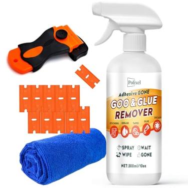 Imagem de POLIXEL Removedor de adesivo para carro removedor de gosma e cola removedor de adesivo para adesivos, etiquetas, decalques, resíduos, fita, graxa, seguro para alcatrão em pintura de carro, vidro