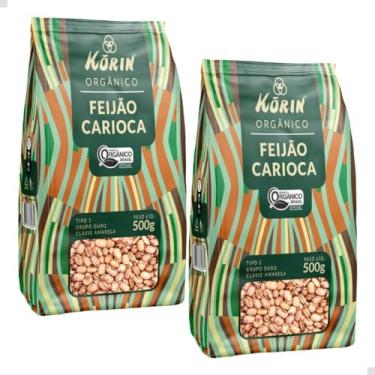 Imagem de 2 x Feijão Carioca Orgânico 500g - Korin