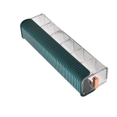 Imagem de GLOGLOW Organizador de Roupas íntimas de Parede Caddy, Gaveta de Montagem Em Parede de Plástico Removível para Armazenamento de Quarto, Transparente, Suprimentos de Armazenamento de 10,6 Onças