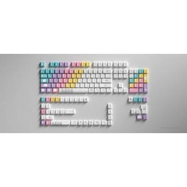 Imagem de Hyte x hololive 4th Generation Official Keycap Set - 146 Licensed Keyboard Keycaps - Cherry Profile MX-Compatible PBT Plastic - UK/ISO, ANSI, JIS Layout - Exclusive Gen-4 Vtuber Talent Artwork